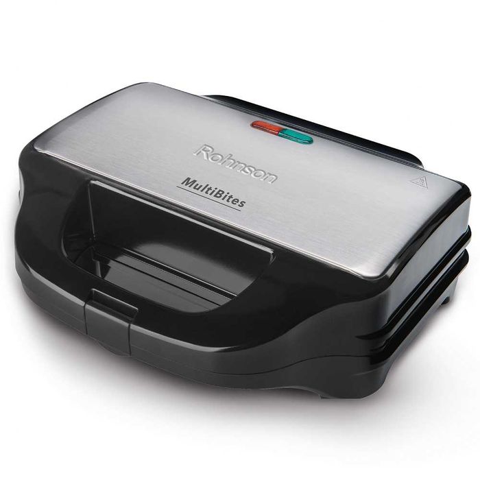 Сандвич тостер Rohnson R-2684, 900W, 3 комплекта незалепващи плочи