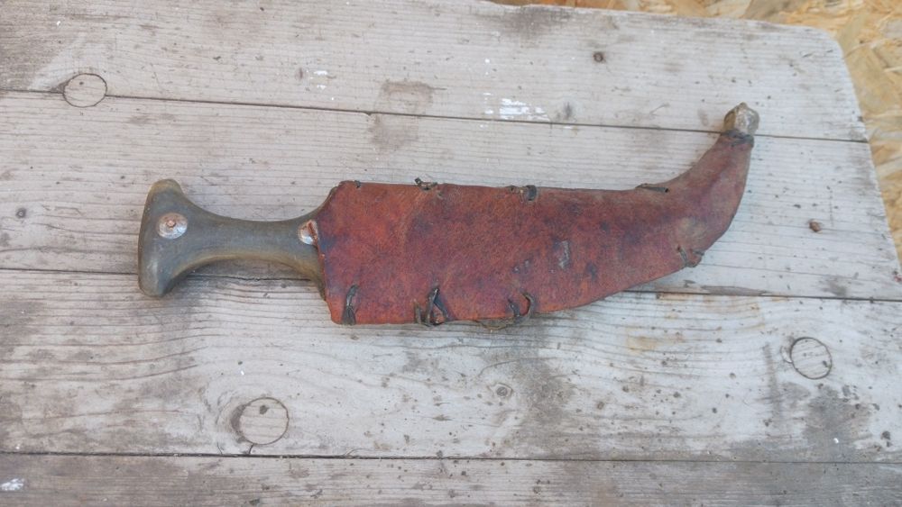 Cutit Sabie Briceag Pumnal Jambiya Antic Autentic Mâner Corn de Rinoce