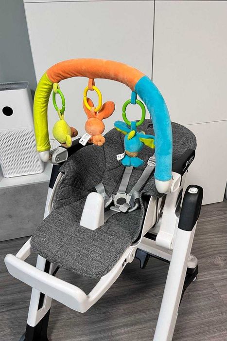 Peg Perego, Siesta Follow Me, Wonder Grey столче за хранене 2 in 1