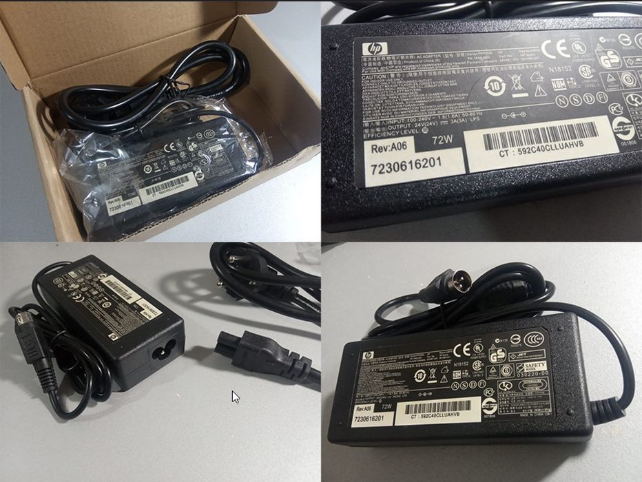 адаптер на чековый принтер - адаптер, блок питания и шнур