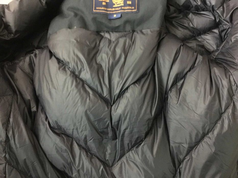 Woolrich Bomber Down Бомбър Пухено Дамско Яке Размер М Гъши Пух Черно