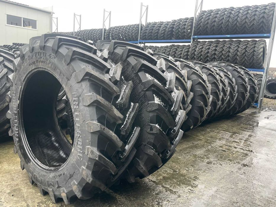 580/70r42 cauciucuri noi tractor spate case fendt deutz cu TVA