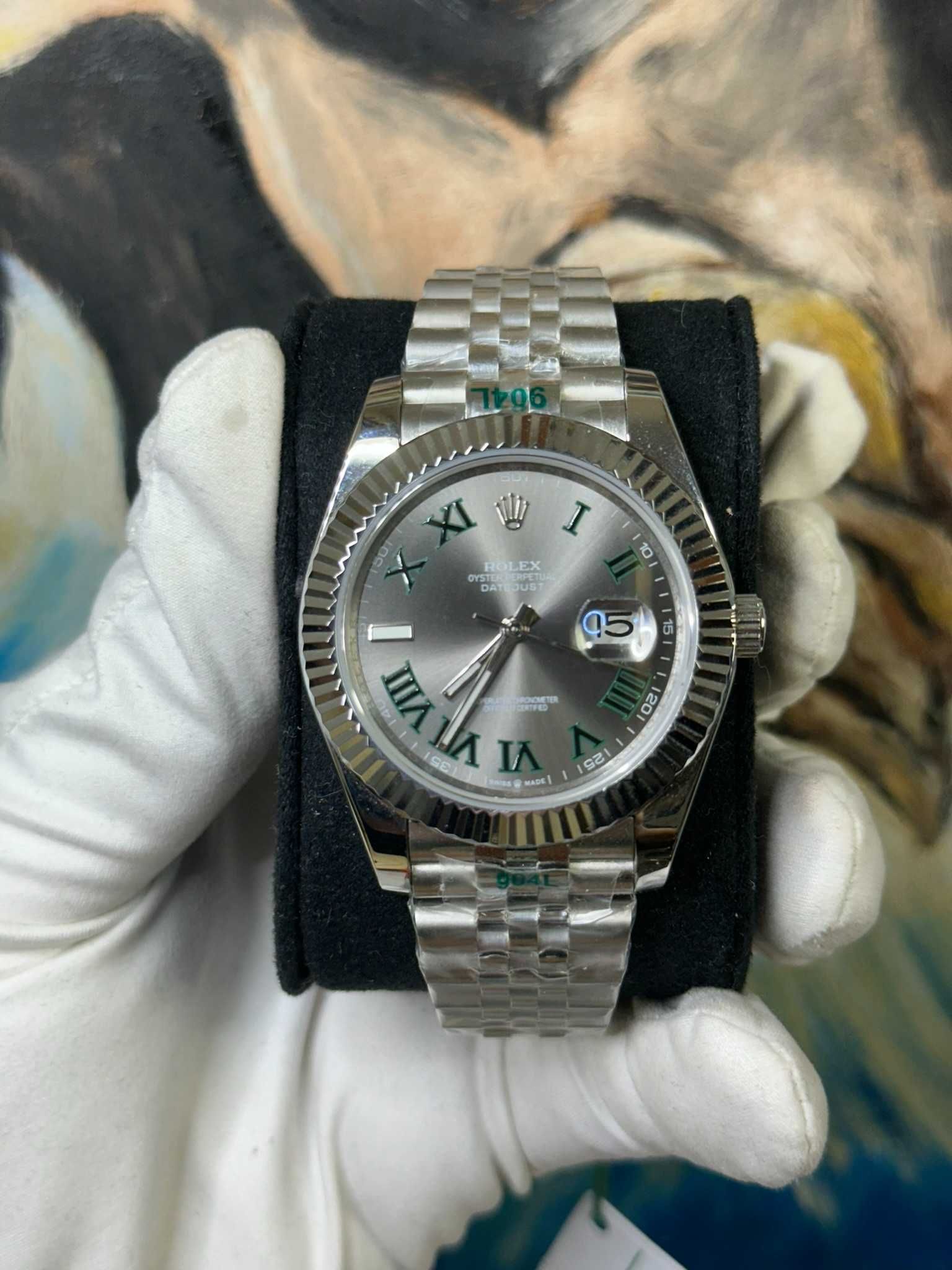 Rolex Wimblendon Date Just 40 MM Silver Jubilee 126334