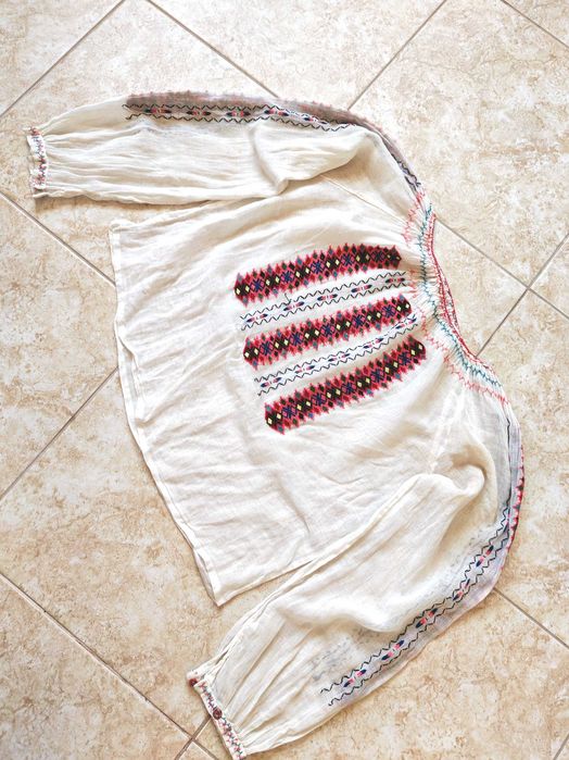 Оригинална Хърцойска Дамска Блуза Риза за Народна Носия 1930те г.