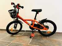 bicicletă pentru copii de înaltă calitate de la Decathlon + accesorii