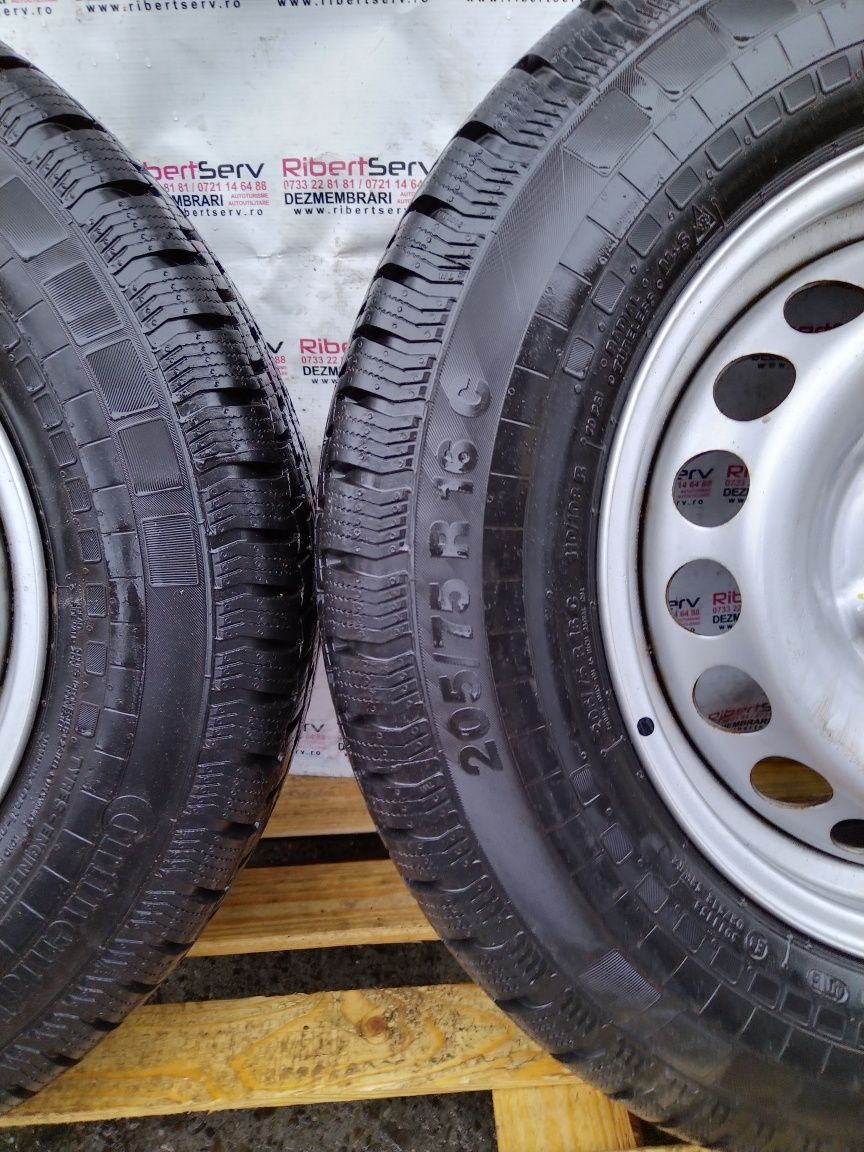 Set Jante tabla VW Crafter R16 C si anvelope M+S