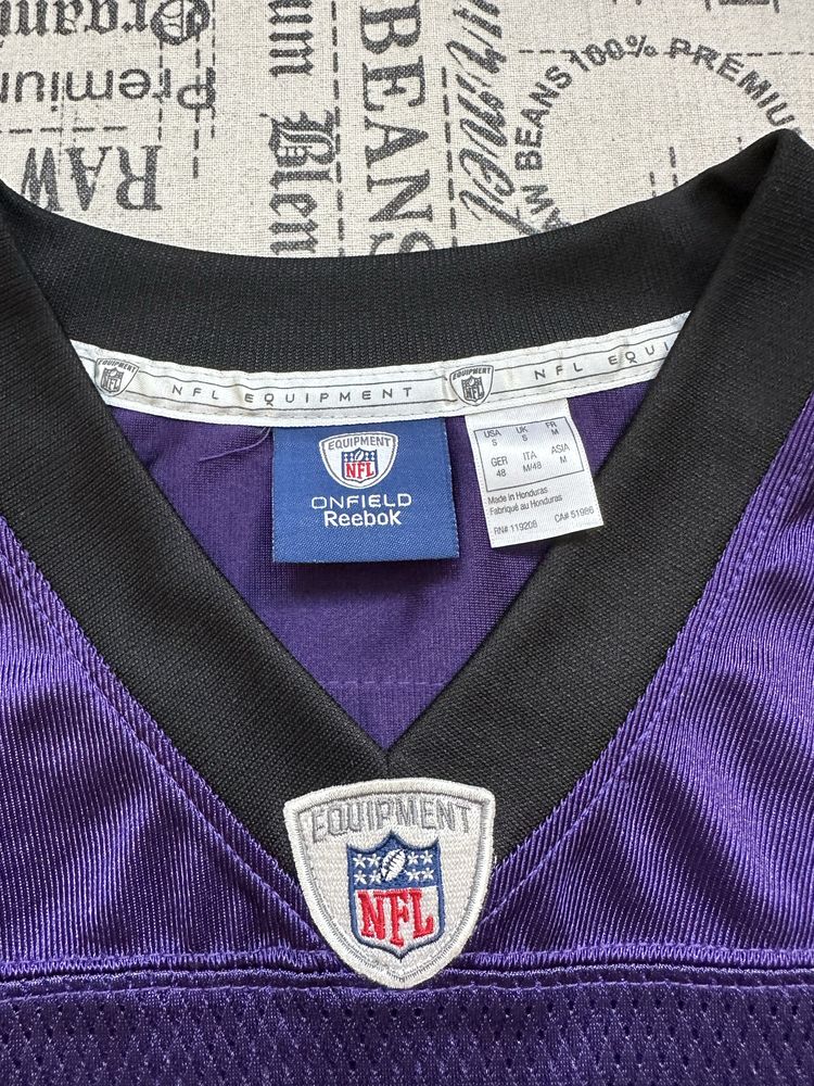 Reebok NFL Baltimore Ravens #20 Reed original jersey блуза.S