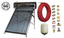 Set panou solar presurizat Fornello 15 tub si boiler inox de 135 litri