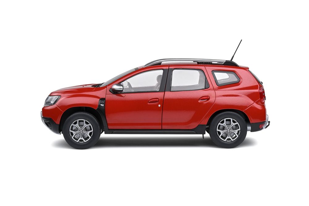 Macheta metalica Dacia Duster rosie scara 1/18 - 26 cm  noua sigilata