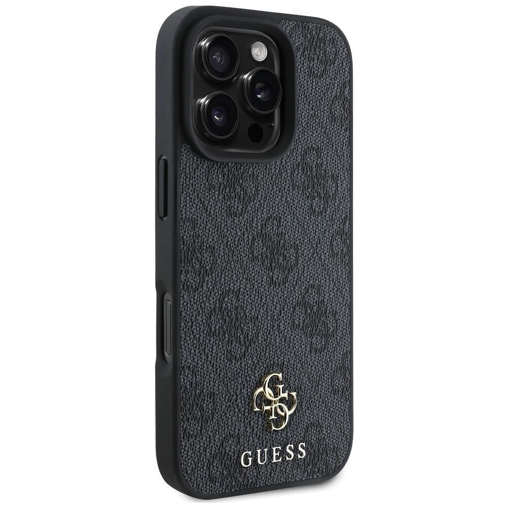 Guess 4g small and classic logo magsafe – iphone 16 pro max – черен