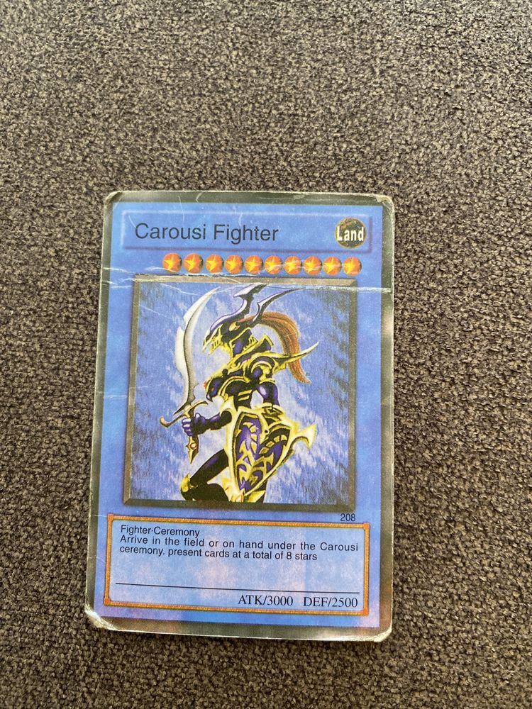 Yu Gi Oh Carousel Fighter Card #208