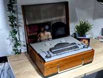 Magnetofon GRUNDIG STUDIO TS-320 hifi ,3 head, boxe incorporate ,retro