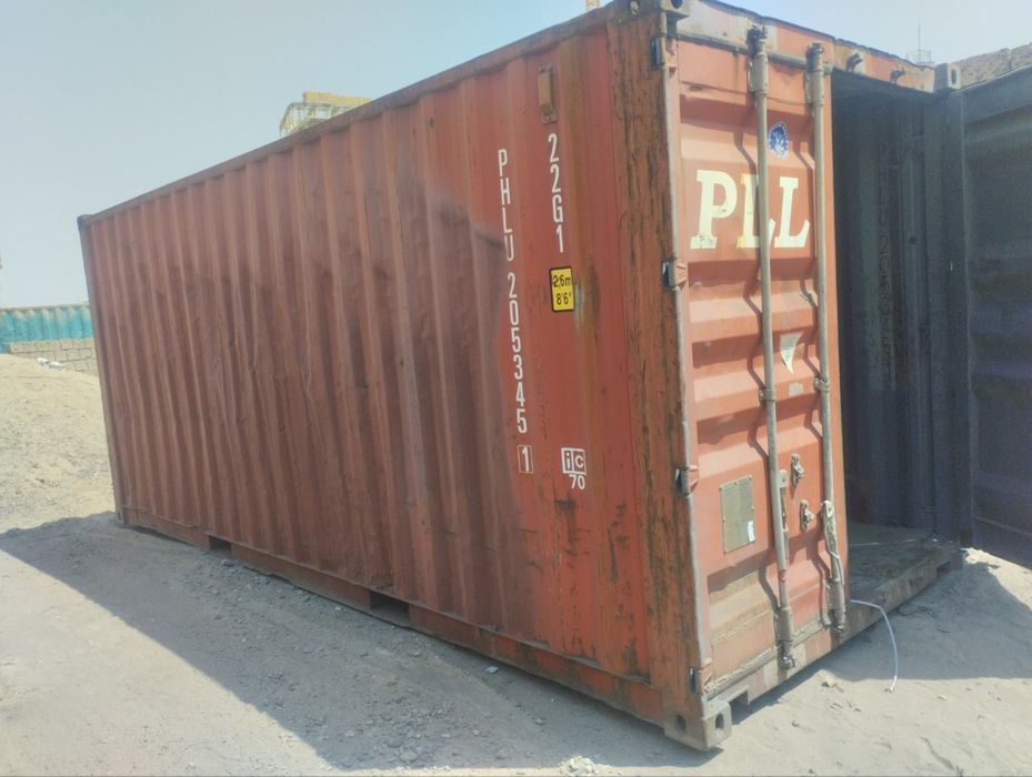 6 va 12. metirlik kontenerlar  bor