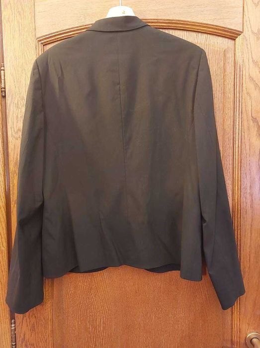 Sacou dama Rene Lezard 42, nou, High end, lana negru, mult redus