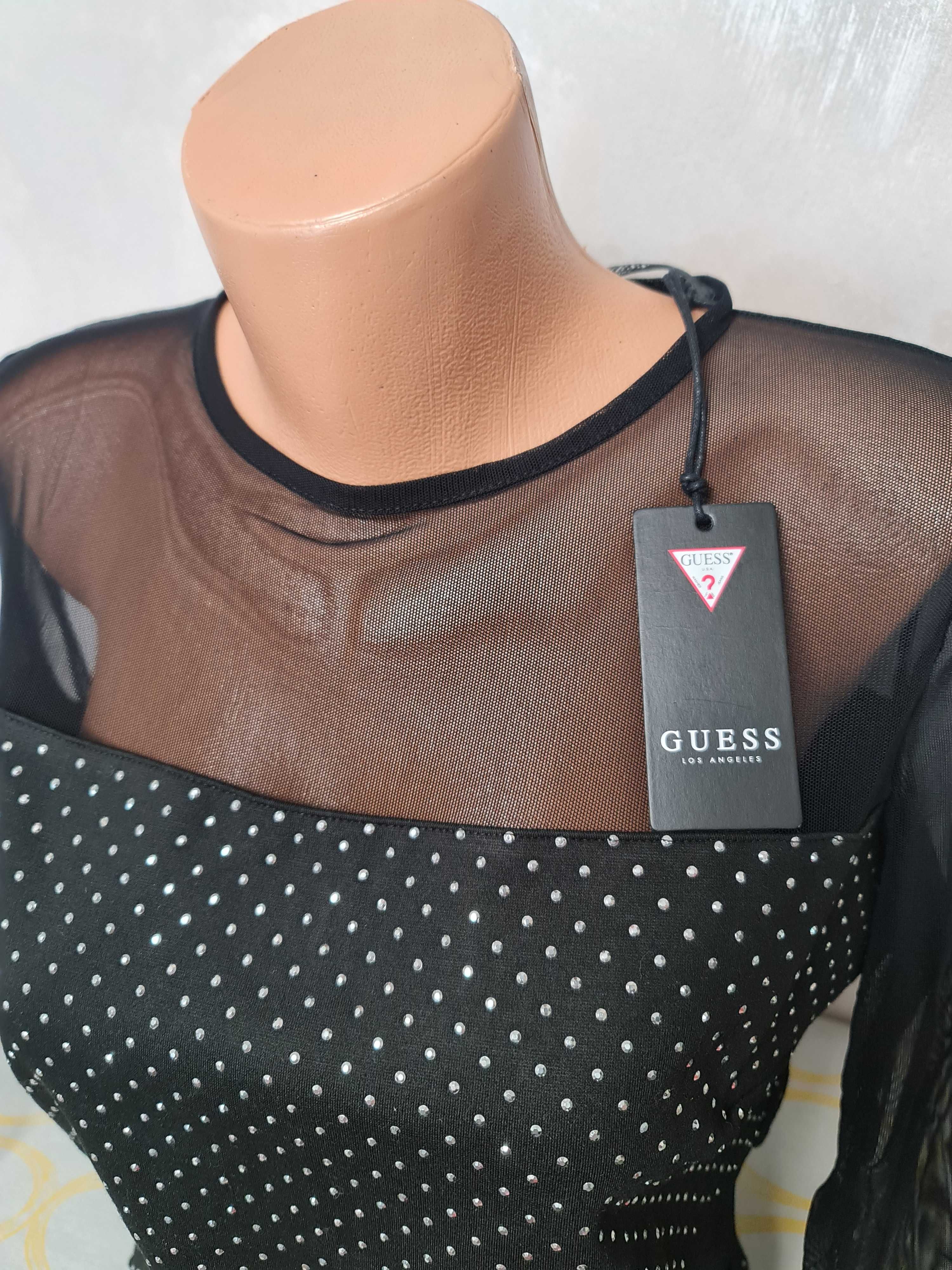 Черен дамски гащеризон Guess
