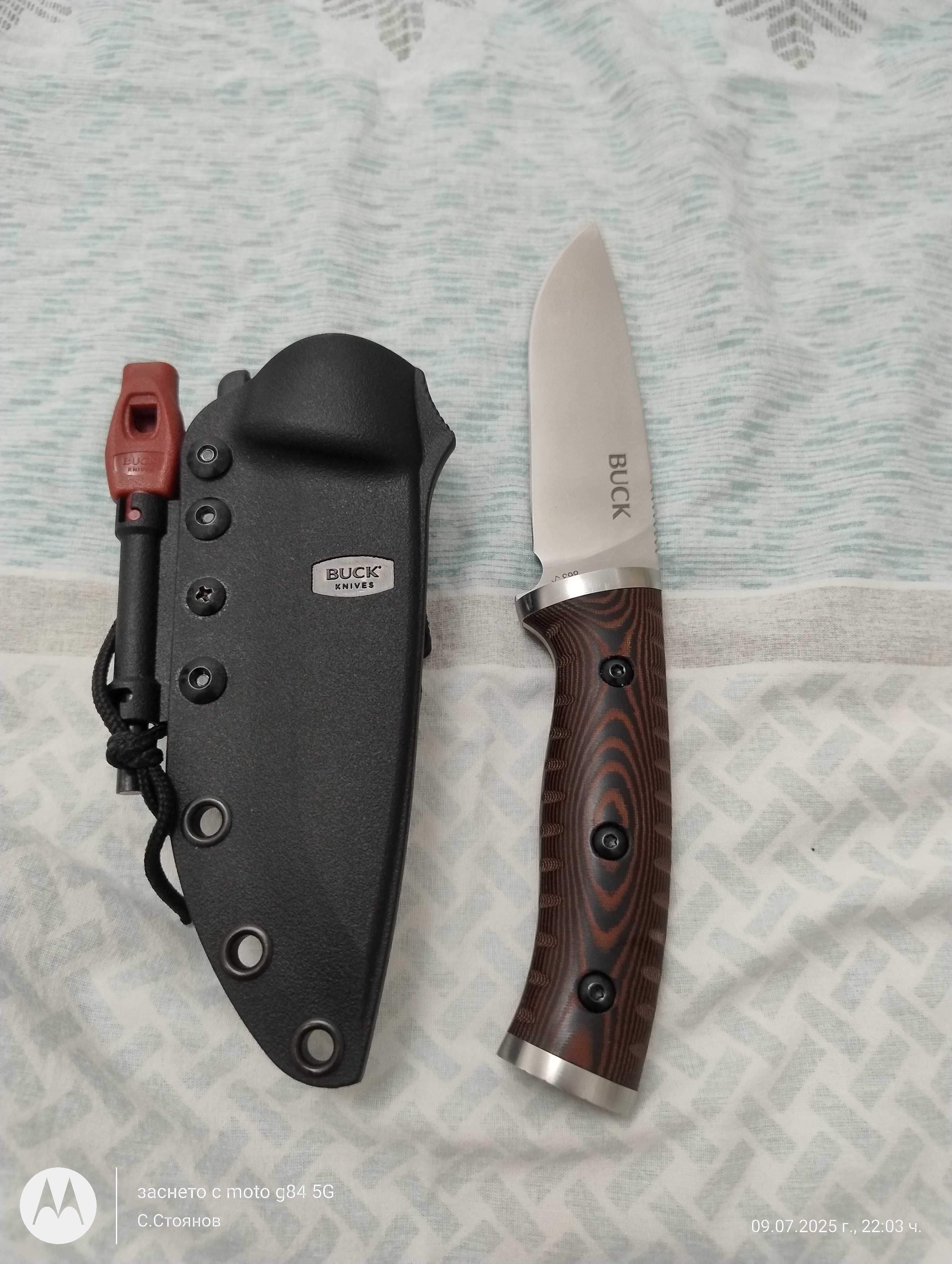 Нож ловен/бушкрафт BUCK  863- оригинал. Чисто нов.