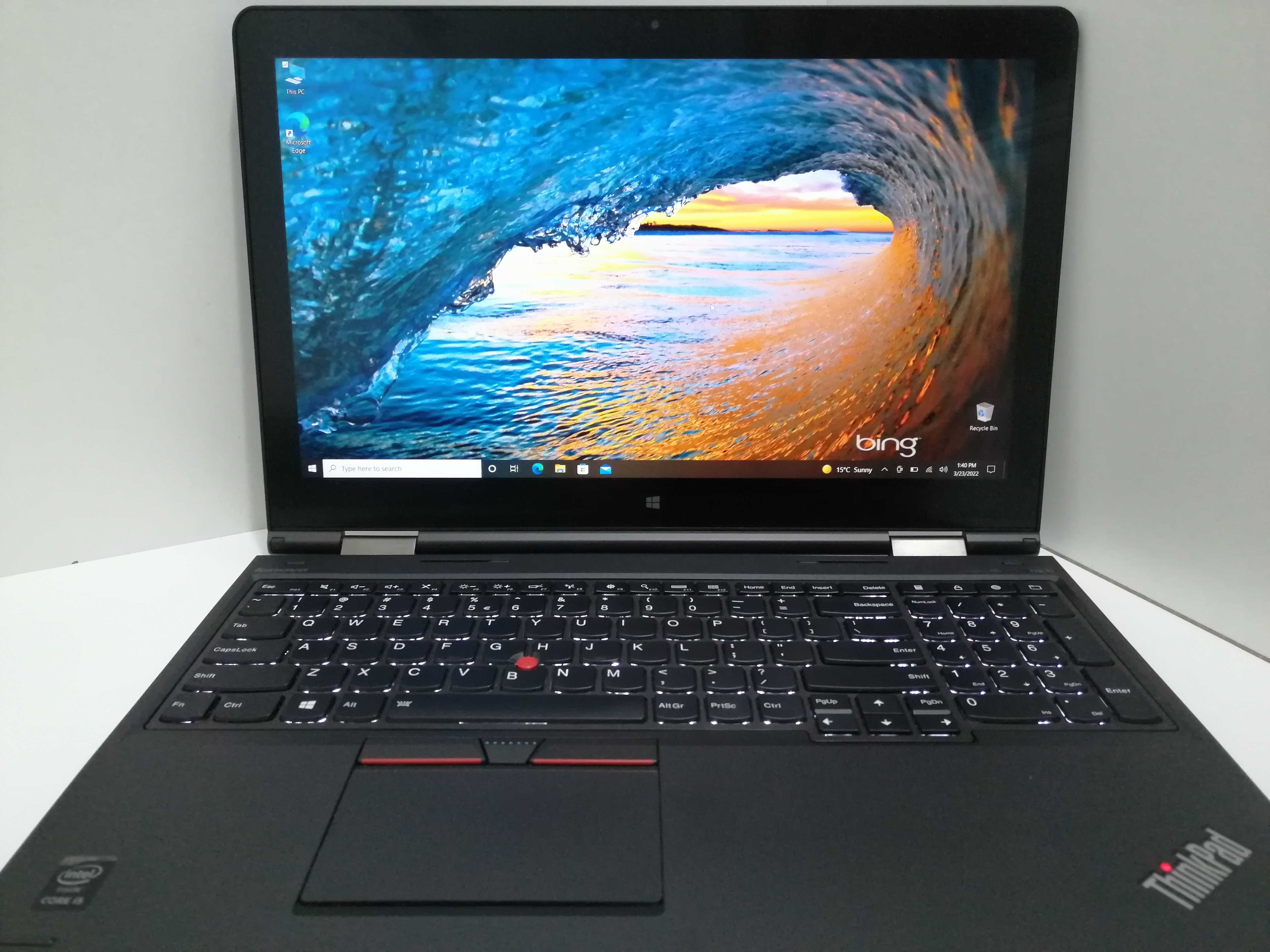 Lenovo ThinkPad Yoga 15, Tableta 15",CPU I5 SSD 240GB, 16GB RAM WIN 10