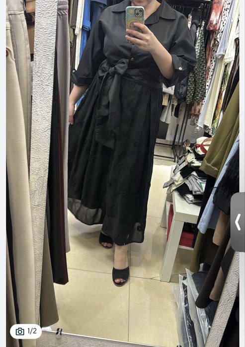 Платье черная бренд