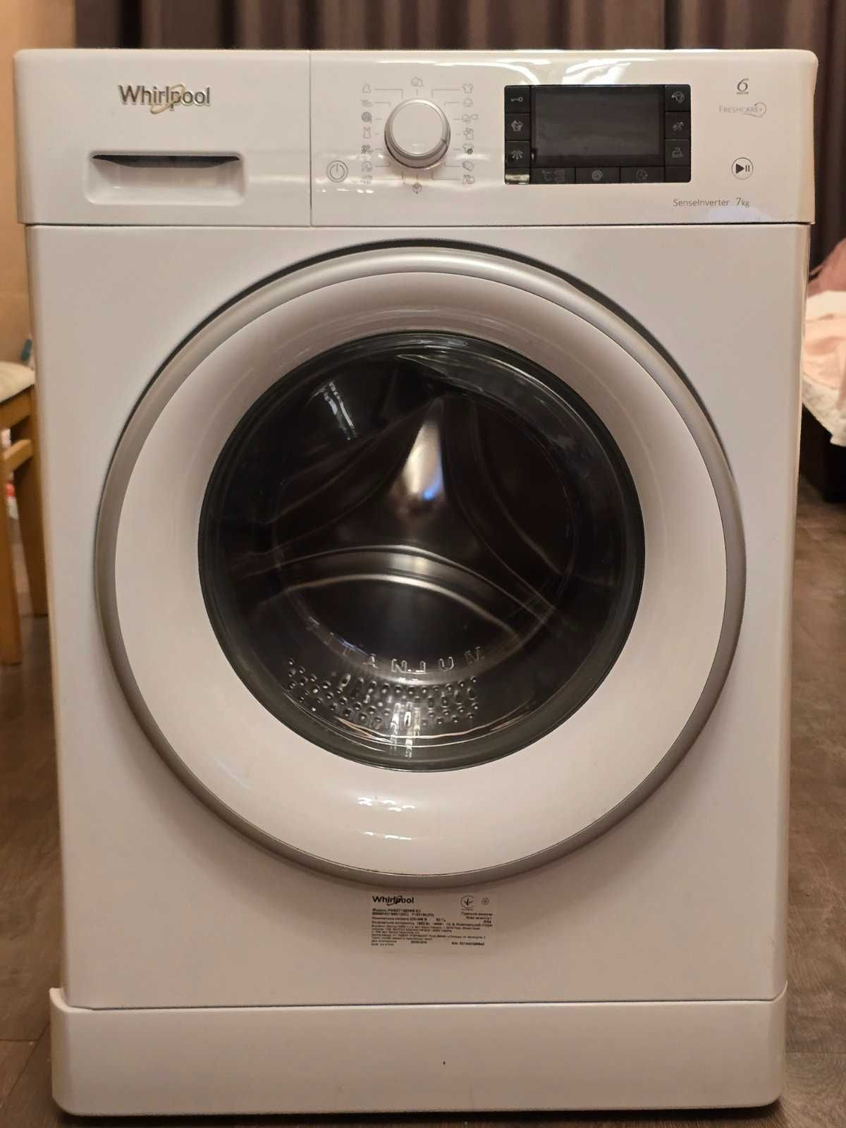 Пералня WHIRLPOOL 7кг А+++ FWSD71283WS EU -  Работеща ПЕРФЕКТНО!