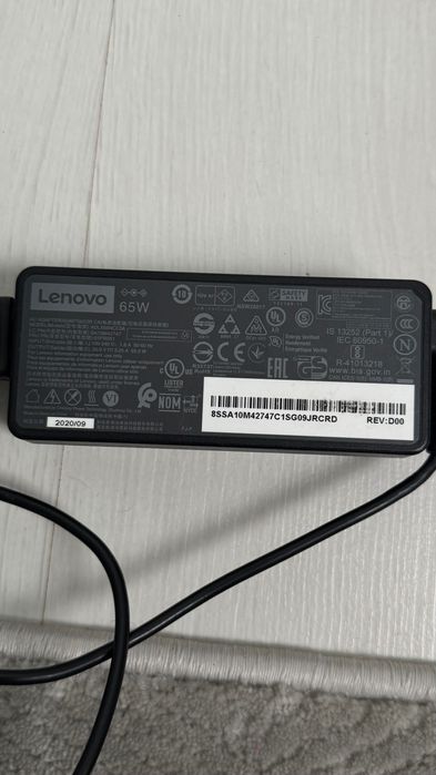 Оригинал зарядка Lenovo 65W