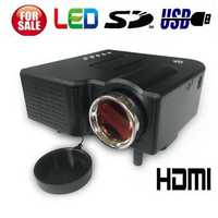 LED Proiector HomeTheatre HDMI AV/VGA SD USB telecomanda