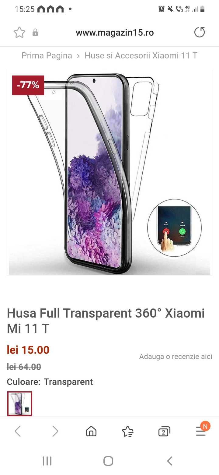 Husa full transparenta 360 Xiaomi Mi 11 T