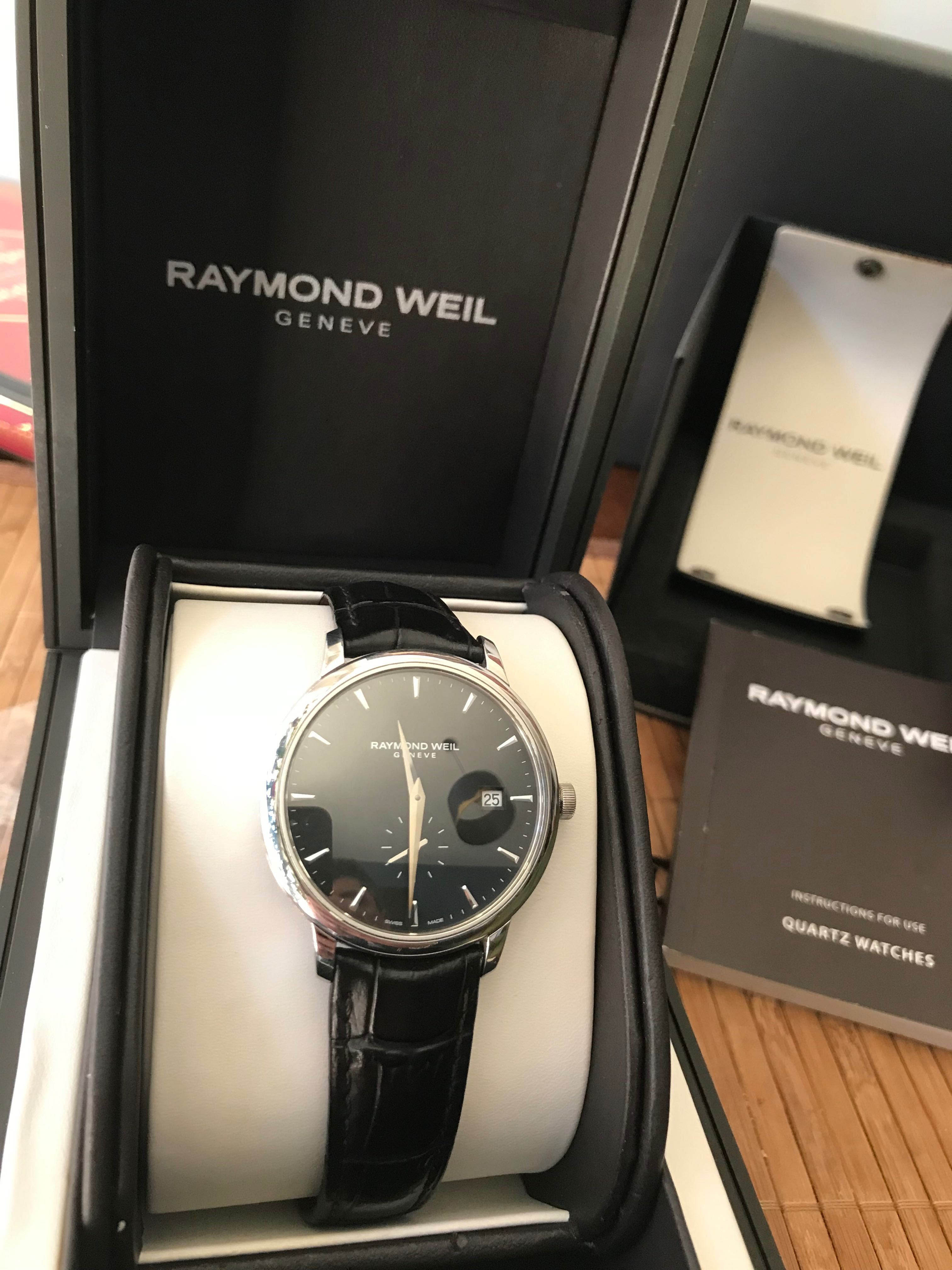 Мъжки часовник: Raymond Weil Toccata, Black dial, small second