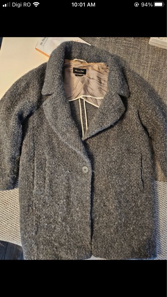 Pardesiu Massimo Dutti M L