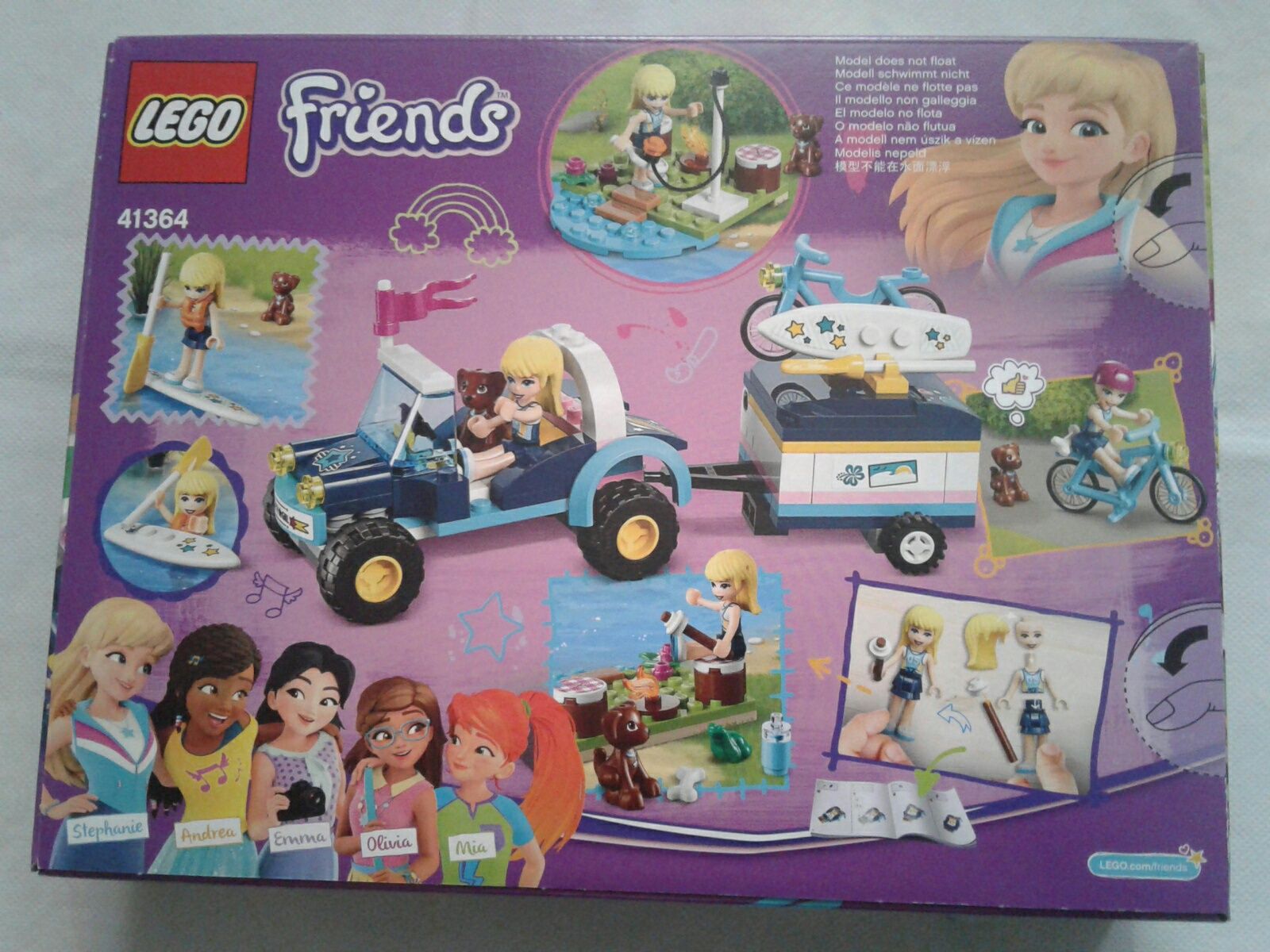 Lego Friends 41364 Vehicul recreational cu remorca, nou