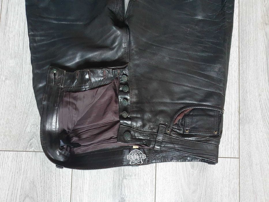 Pantaloni de piele RABERG barbati - Marimea 29 (Talie 76 cm)