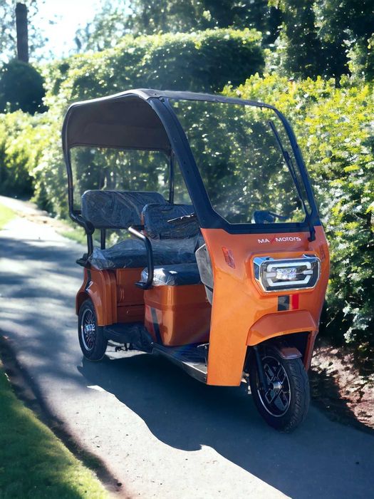 Електрическа триколка с таван MaxMotors 2000W/60V/25AH - ORANGE