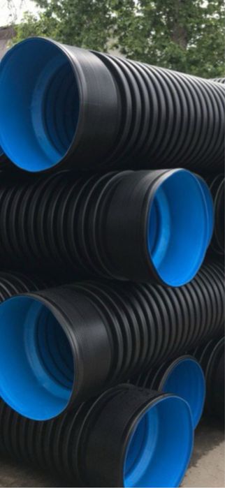труба гофра канилазиционий для напорний води политилиновий трубы