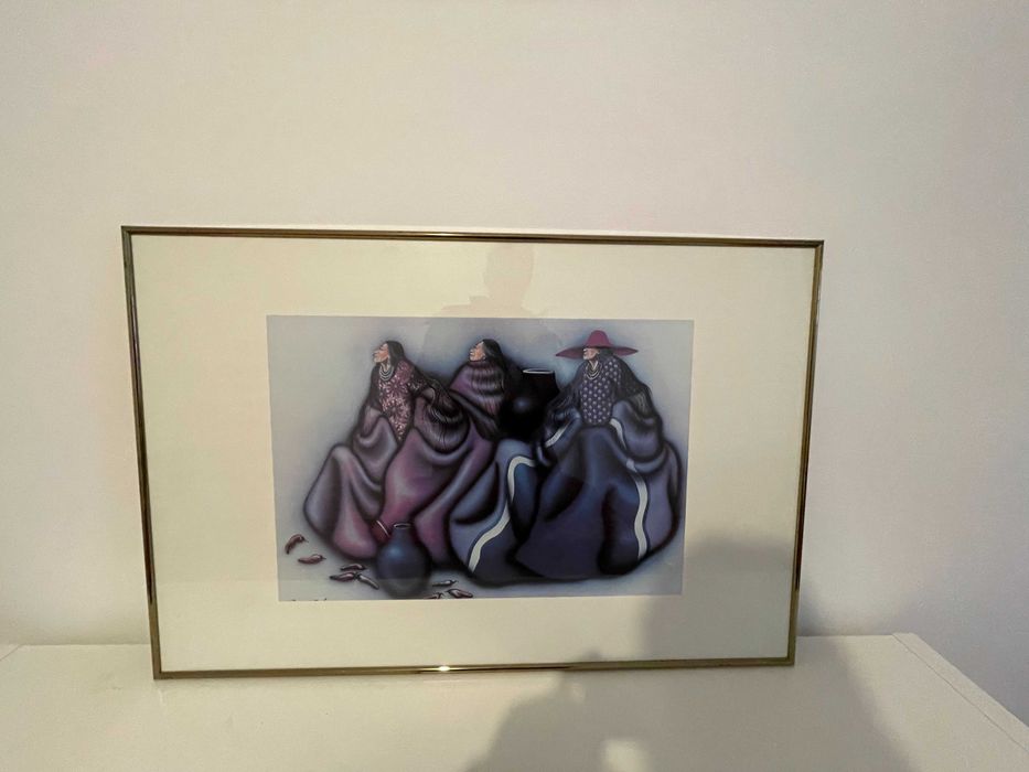 tablou mare rama moderna Robert Redbird oficial print de galerie arta