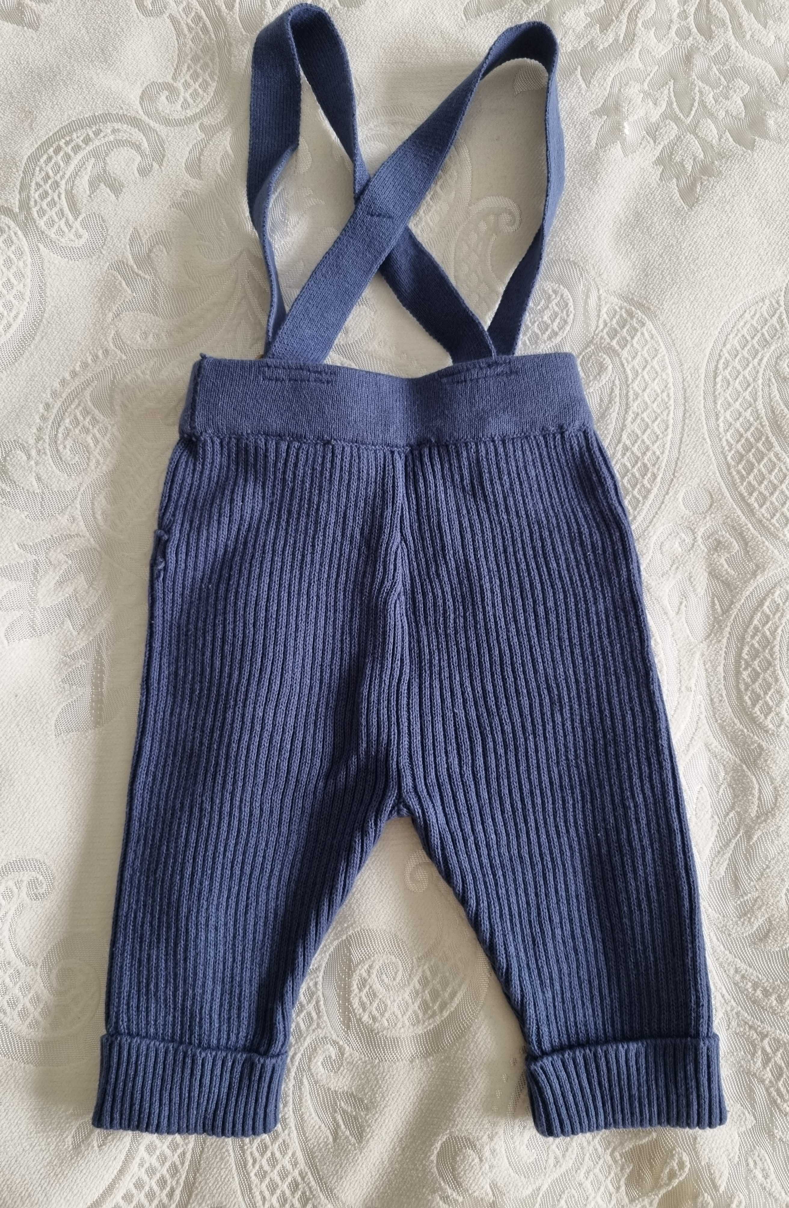 НОВ бебешки панталони с тиранти, 56 размер