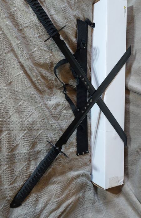 Lichidare Stoc Sabie Ninja Blade Dubla Twin Otel Calit Samurai Ascutit