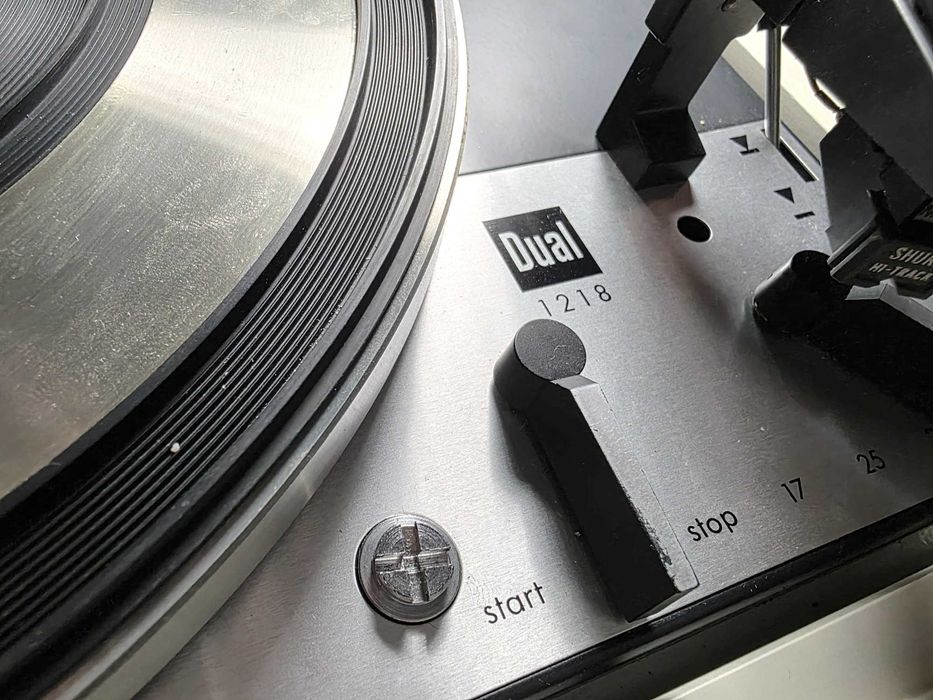 Pick-up Dual 1218 • Funcțional • Doză Shure M91 MG-D • Vintage Hi-Fi