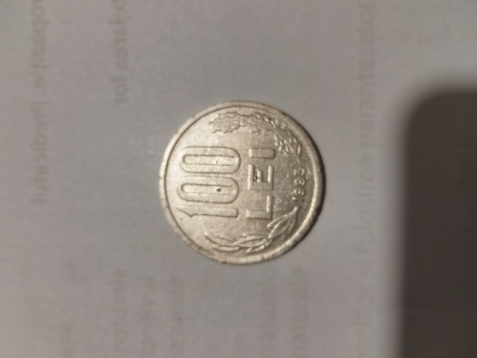 vand moneda de 100 lei din 1993 cu Mihai Viteazu