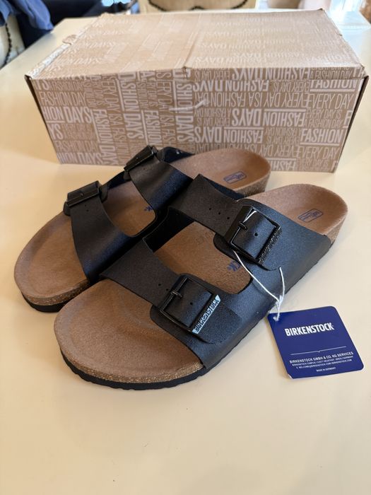 Birkenstock Arizona мъжки черни чехли 44
