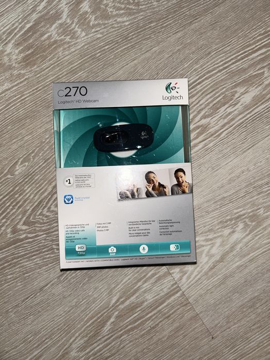 Camera web Logitech HD Webcam C270, 720p, microfon incorporat 3MP