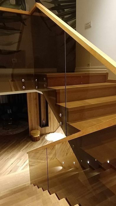 Balustrade din sticla si inox