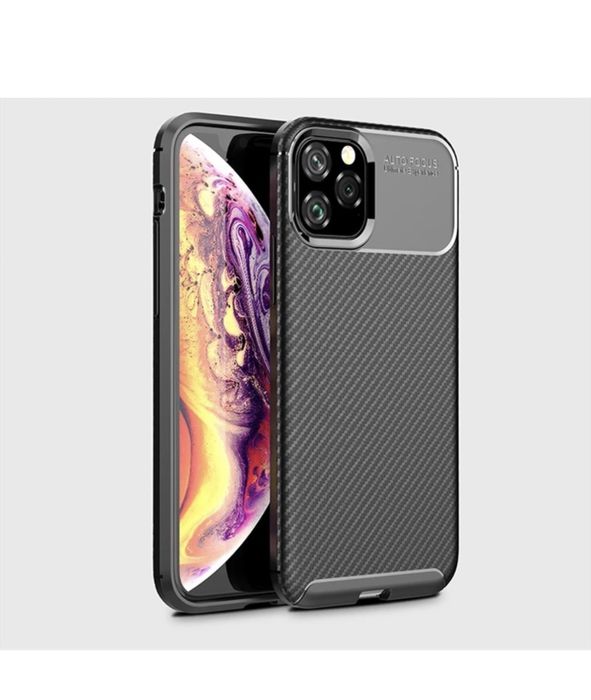 Iphone 14/15/16/17/PRO/MAX/PLUS/AIR/16E Husa Defence 0,5mm Carbon Bla