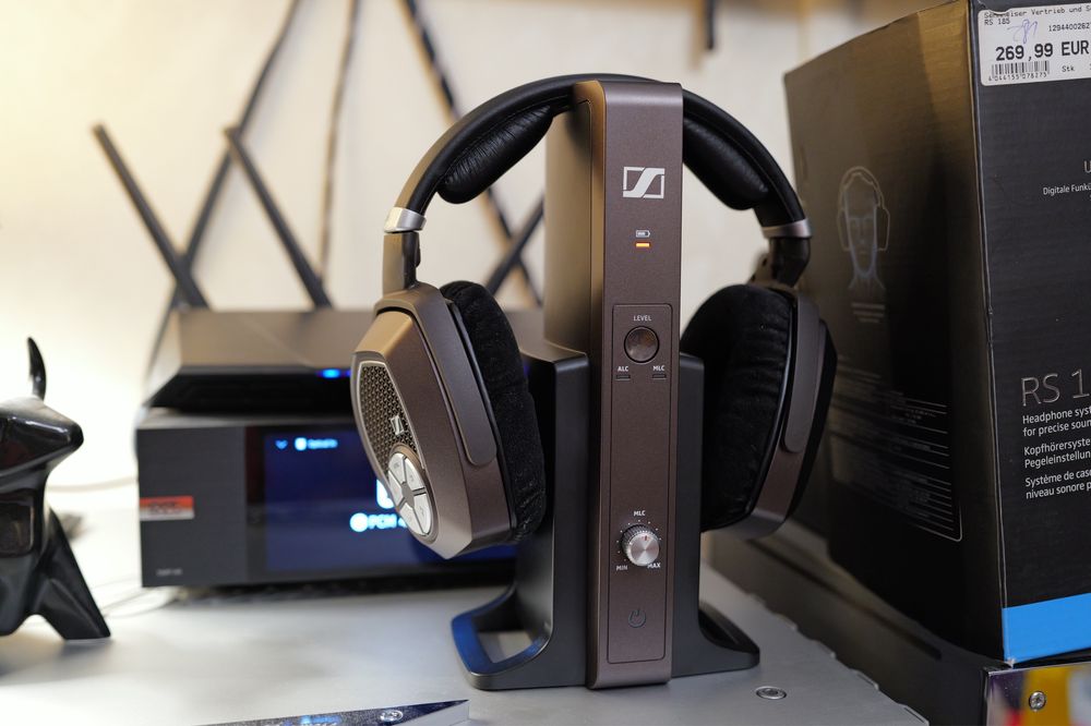 Casti Sennheiser RS 185 impecabile wireless bluetooth