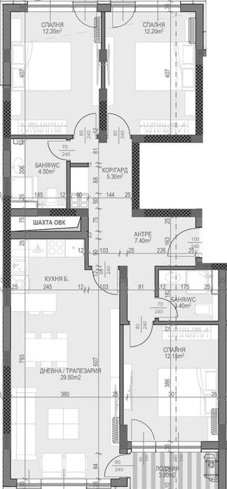 Продава се Четиристаен апартамент в Пловдив, Кършияка - 123 кв.м за 1104 €/кв.м - Снимка #1