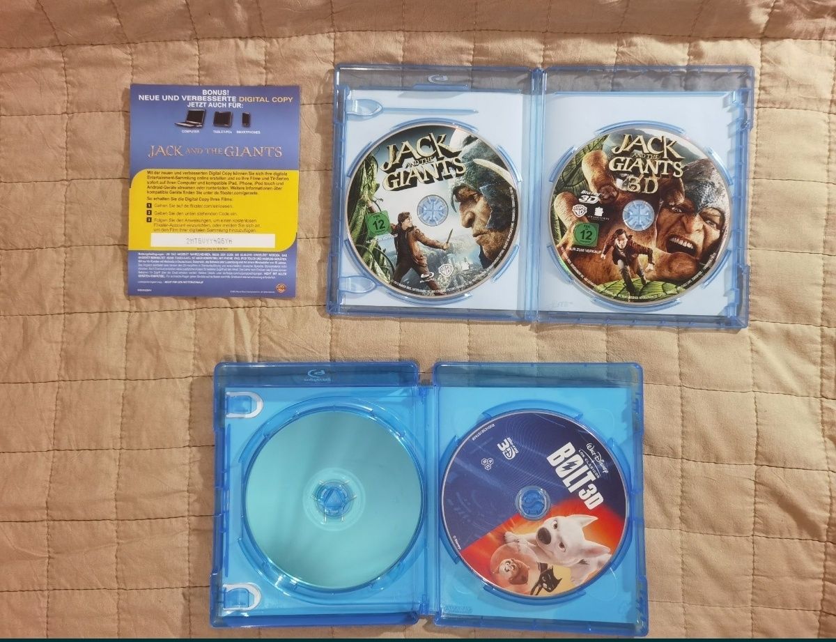 Filme 3d blu-ray Bolt Jack and the Giants 3D bluray