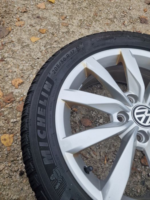 Vand Set Complet Iarna Jante/ Anvelope 205 50 17 Vw Skoda Auda 5x112