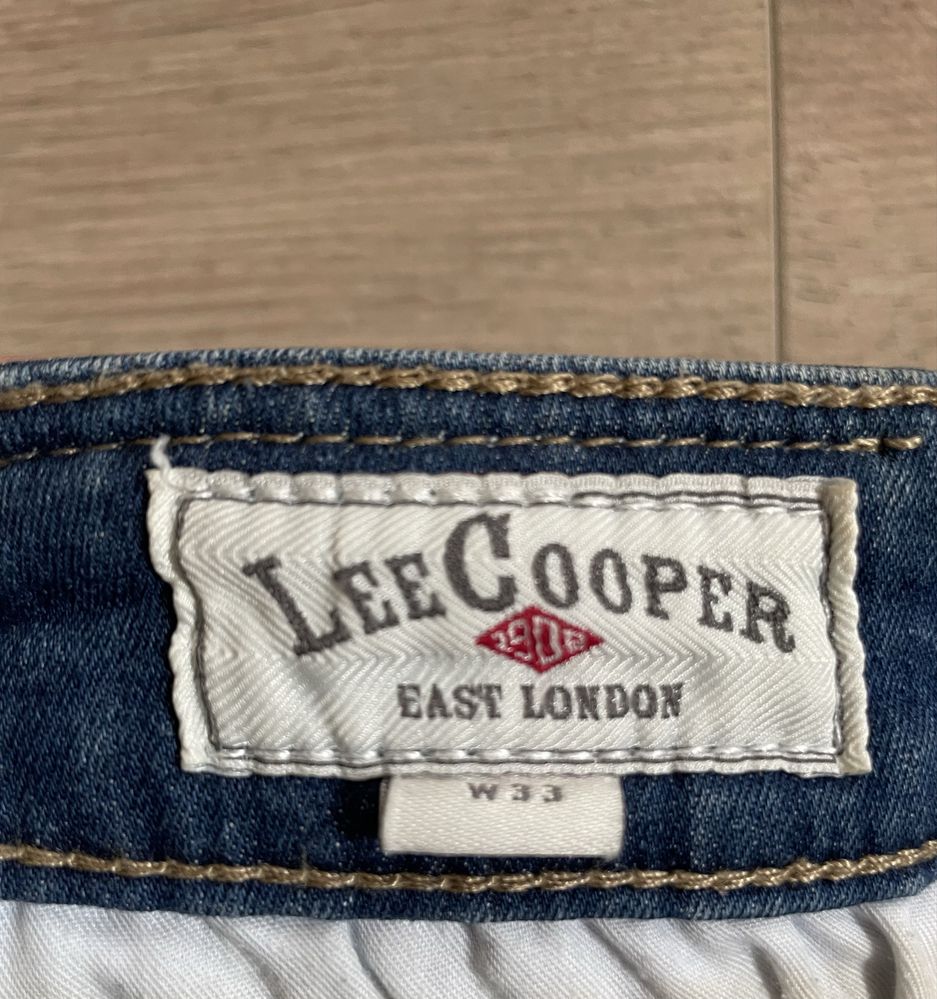 Къси мъжки дънки Lee copper 33 размер