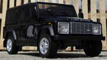 Masinuta electrica pentru copii Land Rover Defender 2x35W 12V #Negru