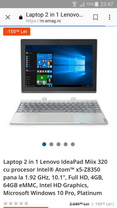 Laptop Lenovo 2in1