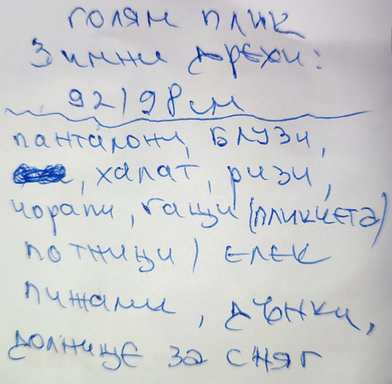 Бебешки зимни дрехи за момче-92/98 см