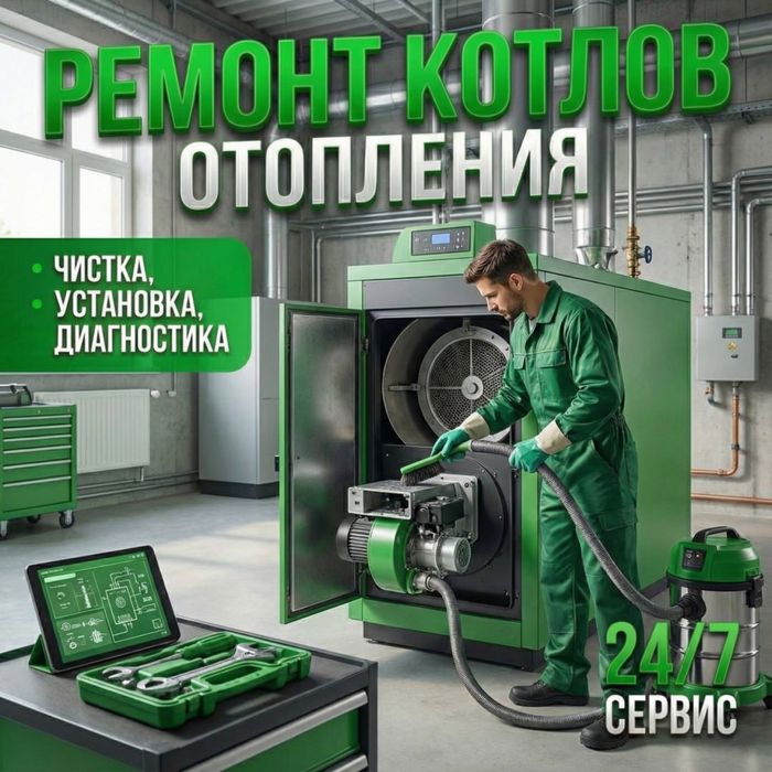 Ремонт/ чистка/ установка/ замена газовых котлов